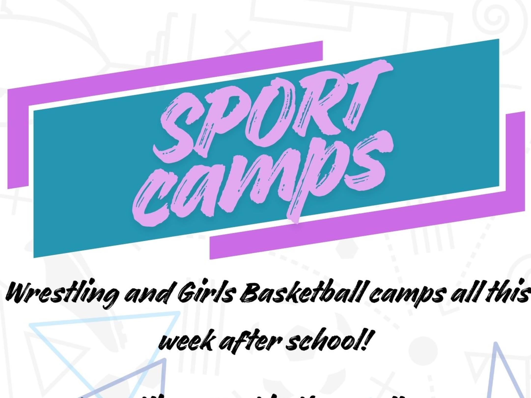 Wrestling and Girls Basketball Flier