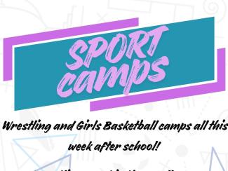 Wrestling and Girls Basketball Flier