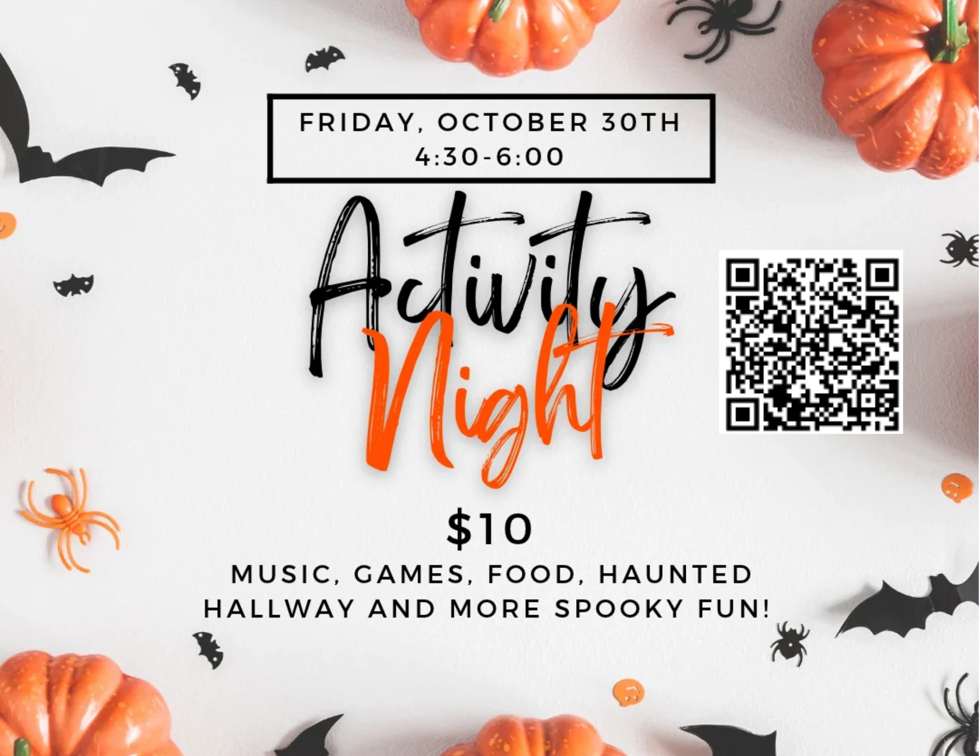 Fall Activity Night Flier