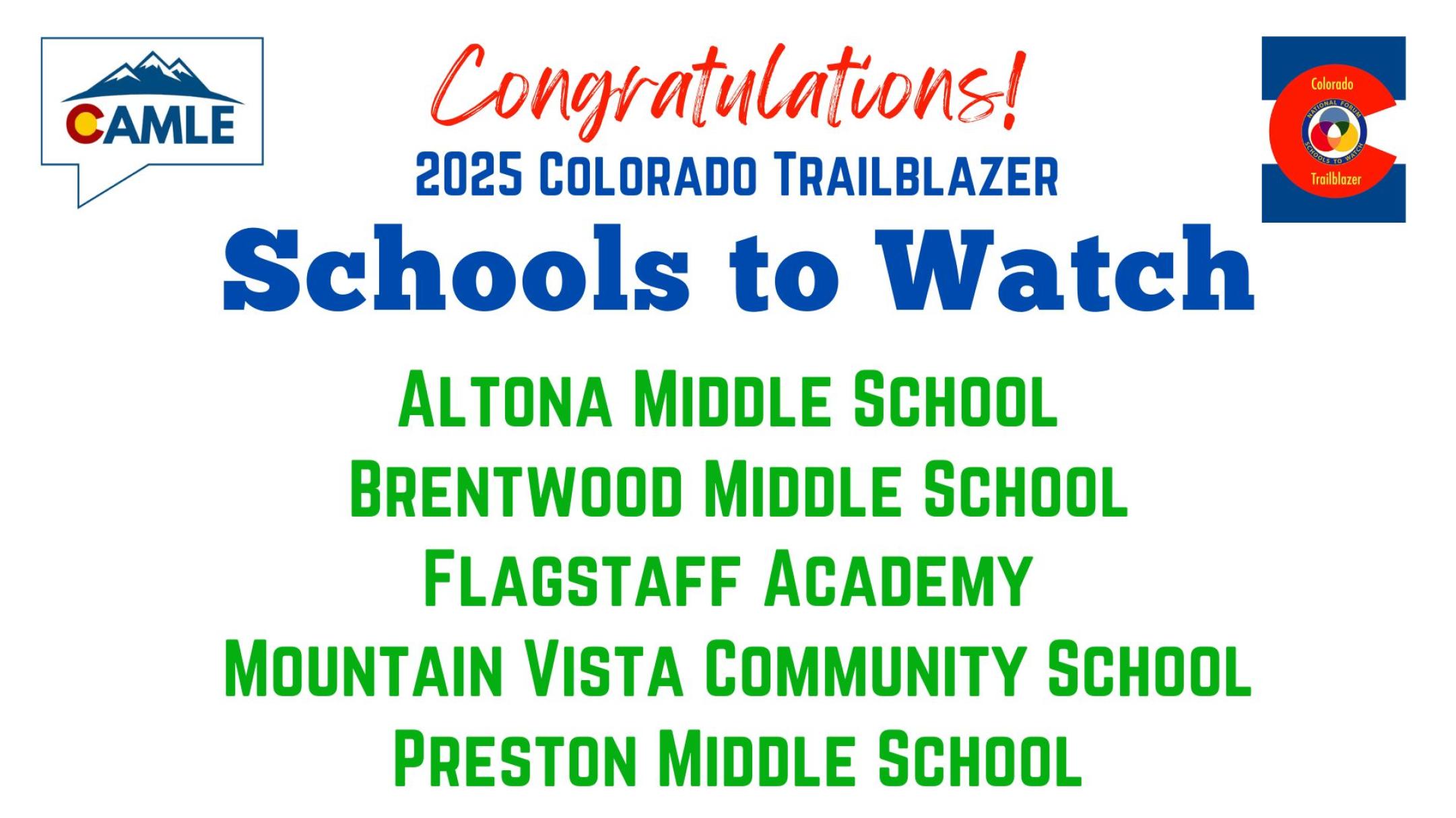 Image of 2025 Schools to Watch showing Preston as a winner