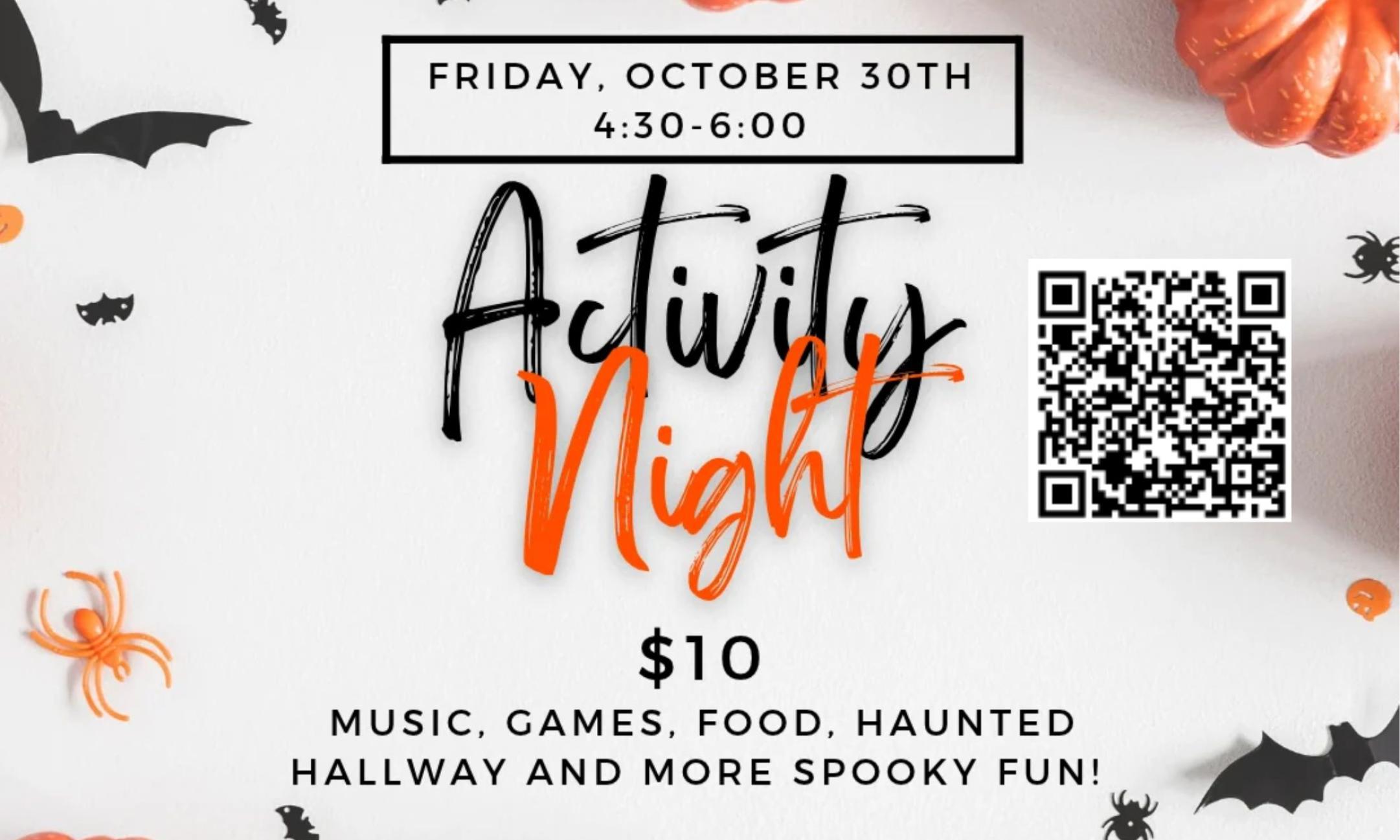 Fall Activity Night Flier