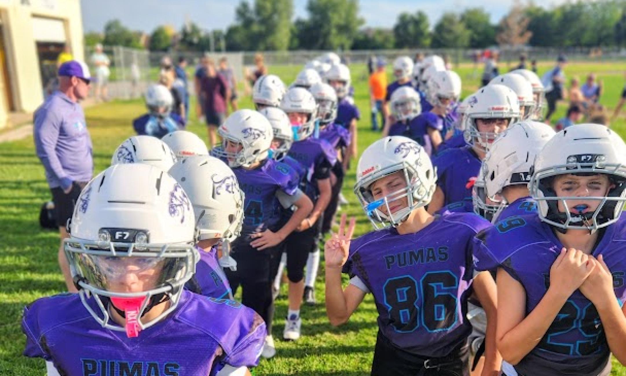 Football Players in Uniform