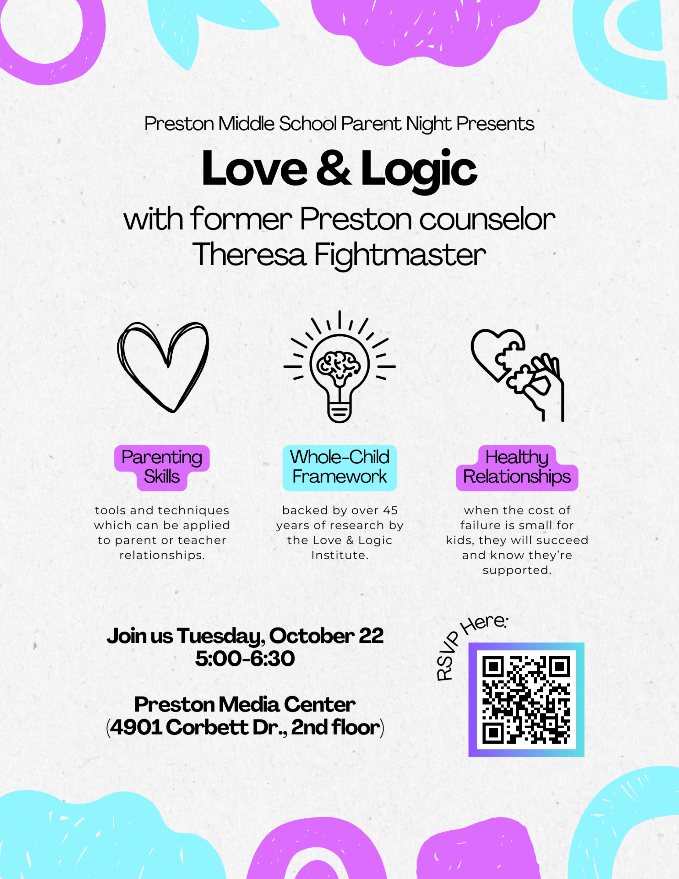 Love & Logic Oct 22nd at 5pm-6:30pm